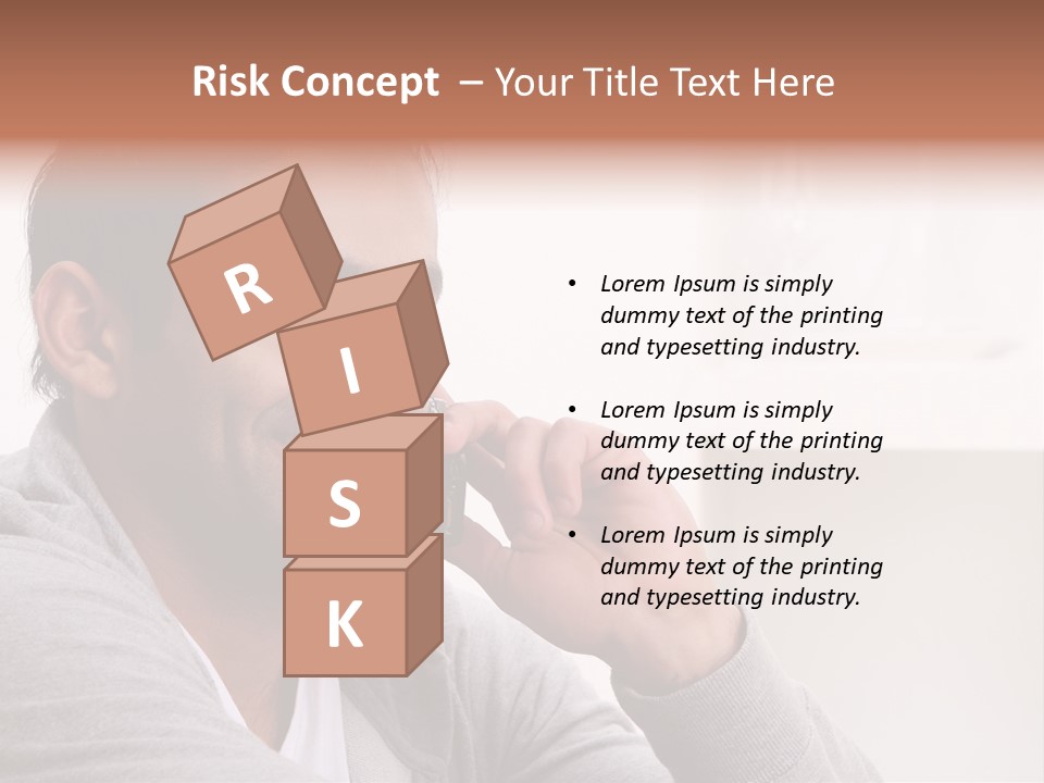 Half Interior Boss PowerPoint Template