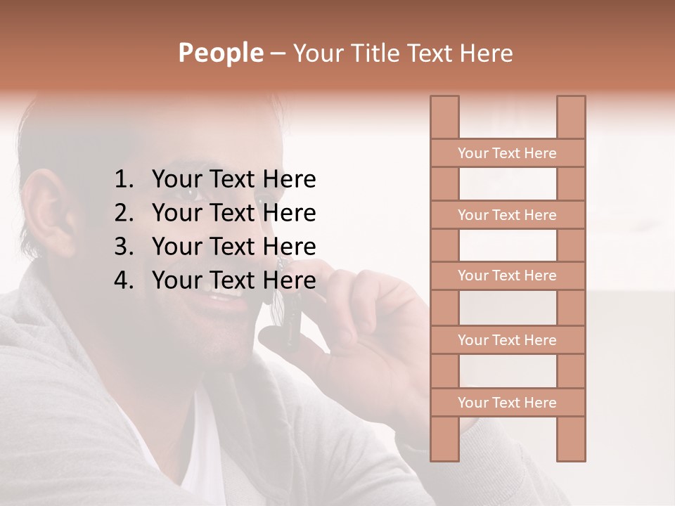 Half Interior Boss PowerPoint Template