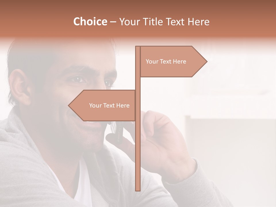 Half Interior Boss PowerPoint Template
