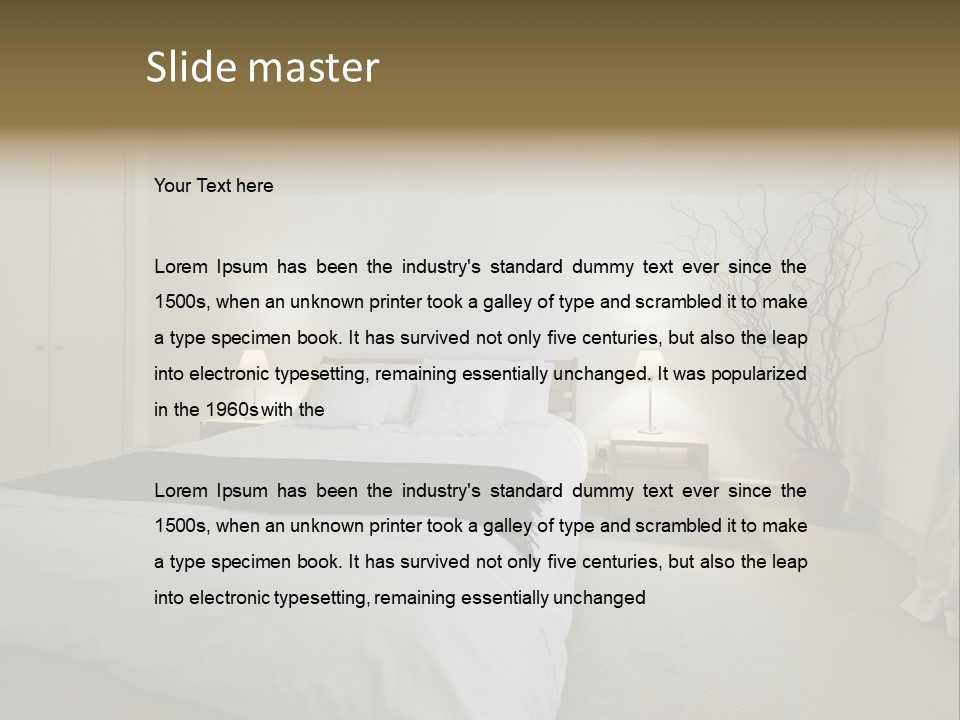 Floor Dry Luxury PowerPoint Template