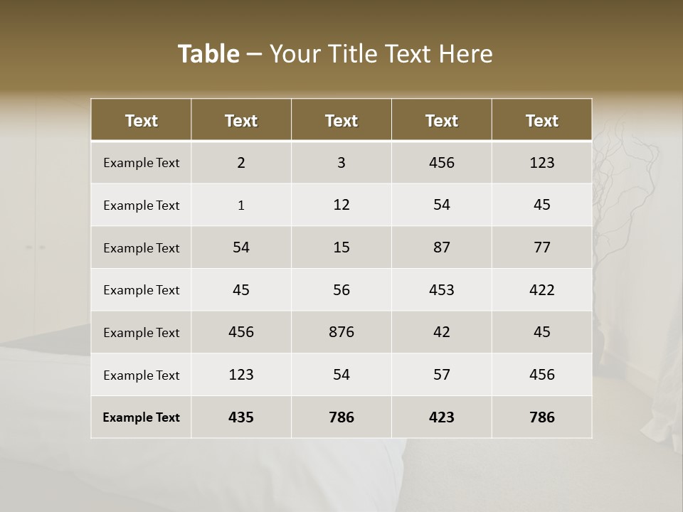 Floor Dry Luxury PowerPoint Template