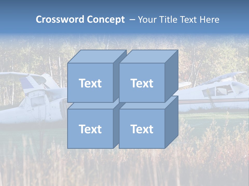 Parts Daytime Planes PowerPoint Template