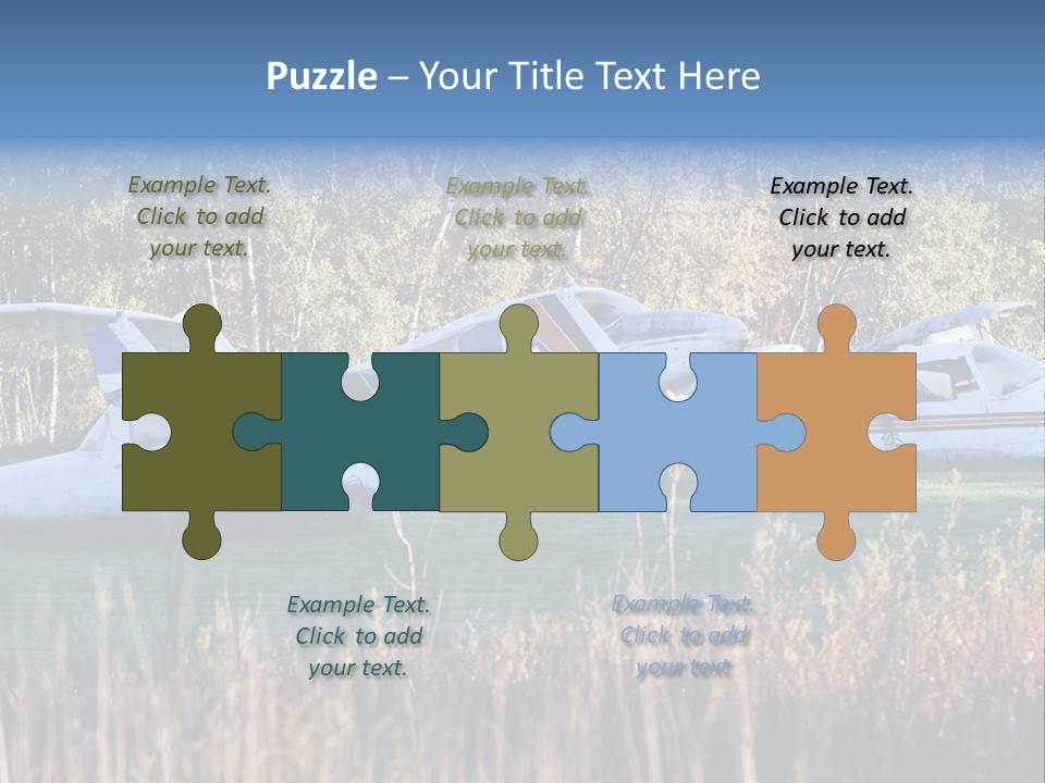 Parts Daytime Planes PowerPoint Template