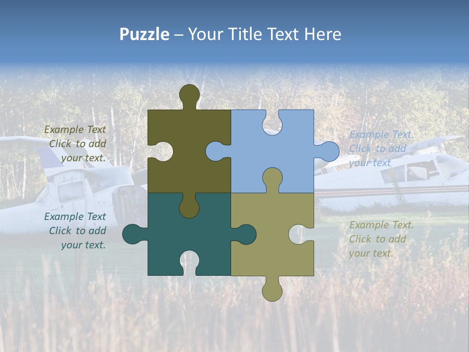 Parts Daytime Planes PowerPoint Template