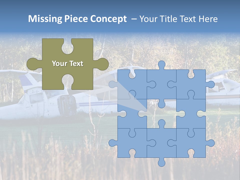 Parts Daytime Planes PowerPoint Template