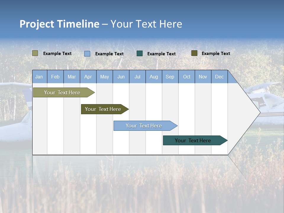Parts Daytime Planes PowerPoint Template