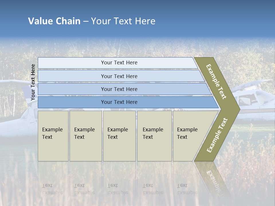 Parts Daytime Planes PowerPoint Template