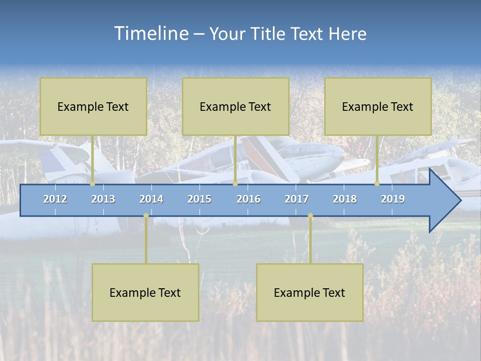 Parts Daytime Planes PowerPoint Template