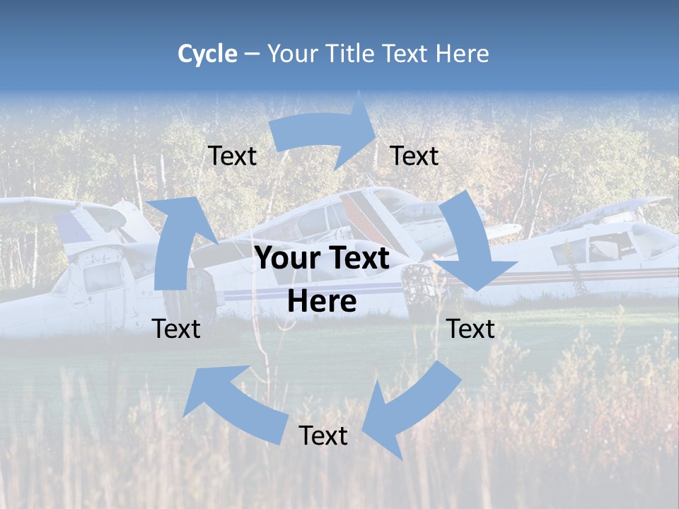 Parts Daytime Planes PowerPoint Template