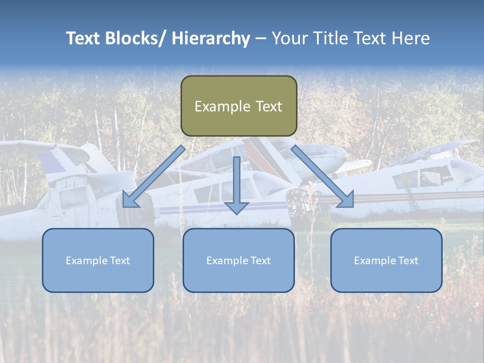 Parts Daytime Planes PowerPoint Template