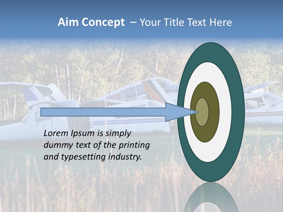 Parts Daytime Planes PowerPoint Template