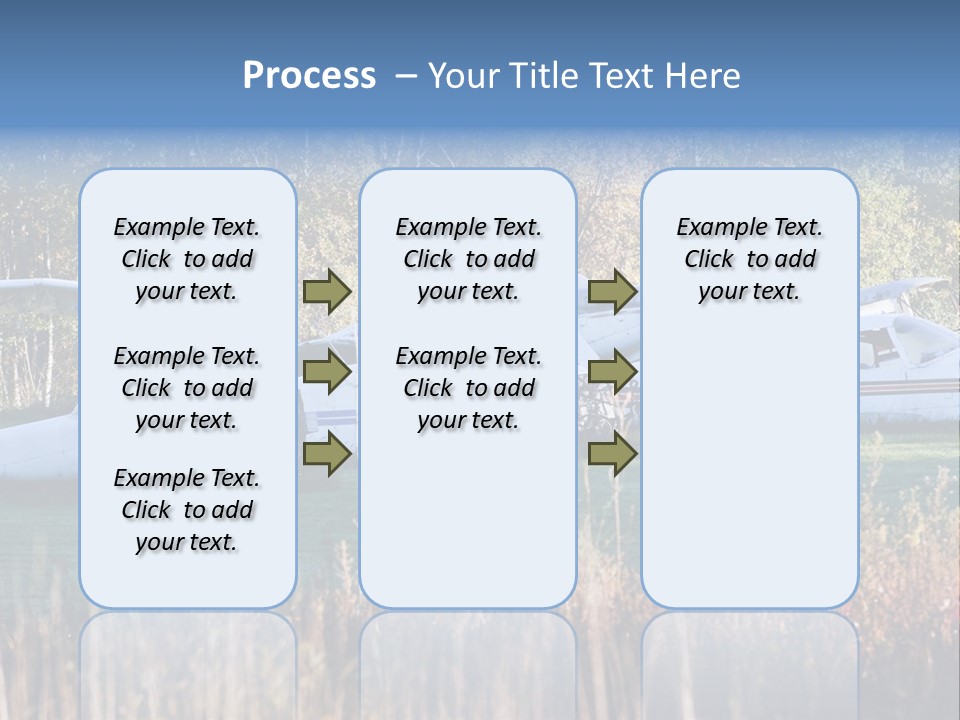 Parts Daytime Planes PowerPoint Template