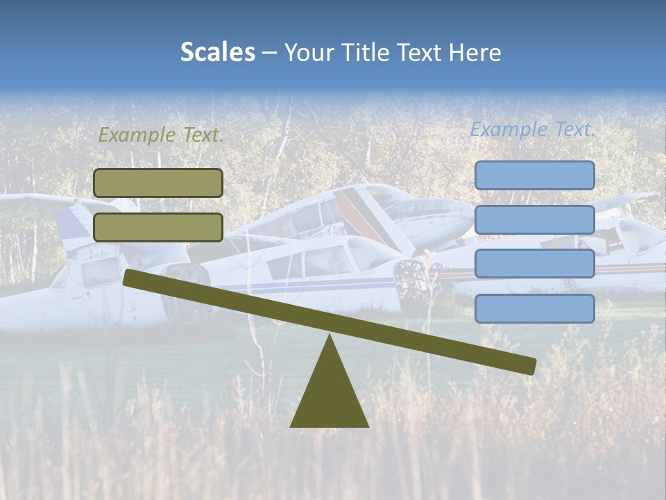 Parts Daytime Planes PowerPoint Template