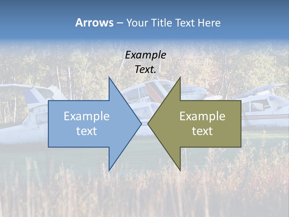 Parts Daytime Planes PowerPoint Template