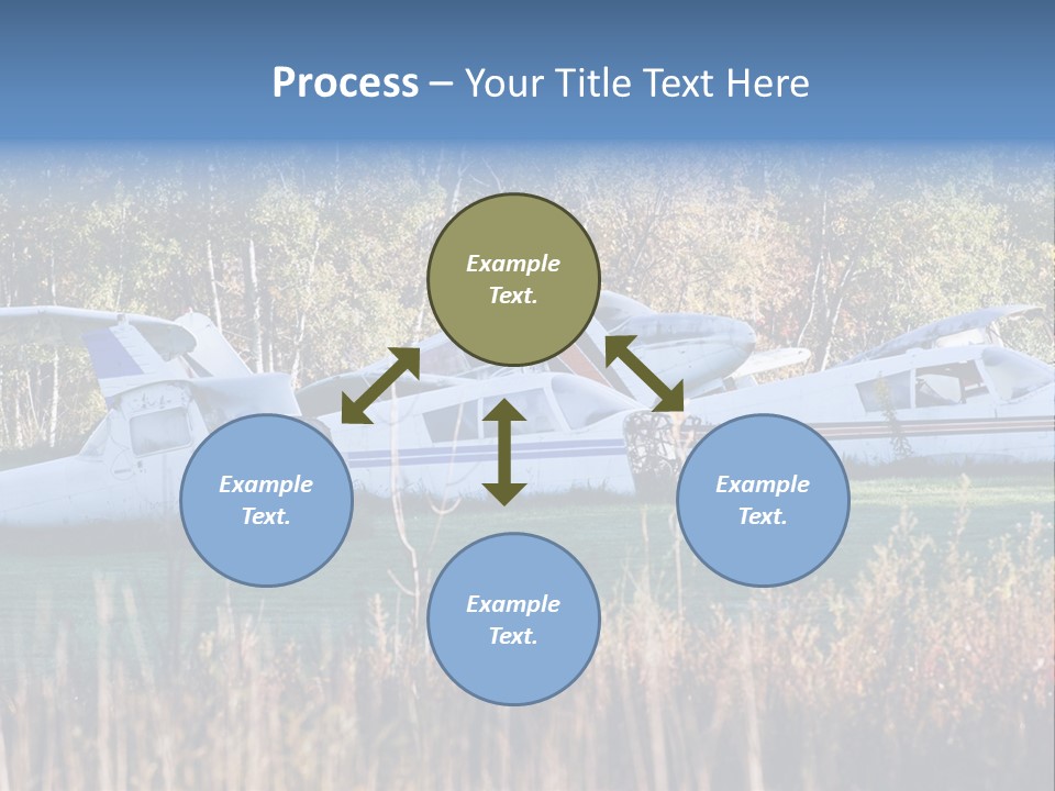 Parts Daytime Planes PowerPoint Template