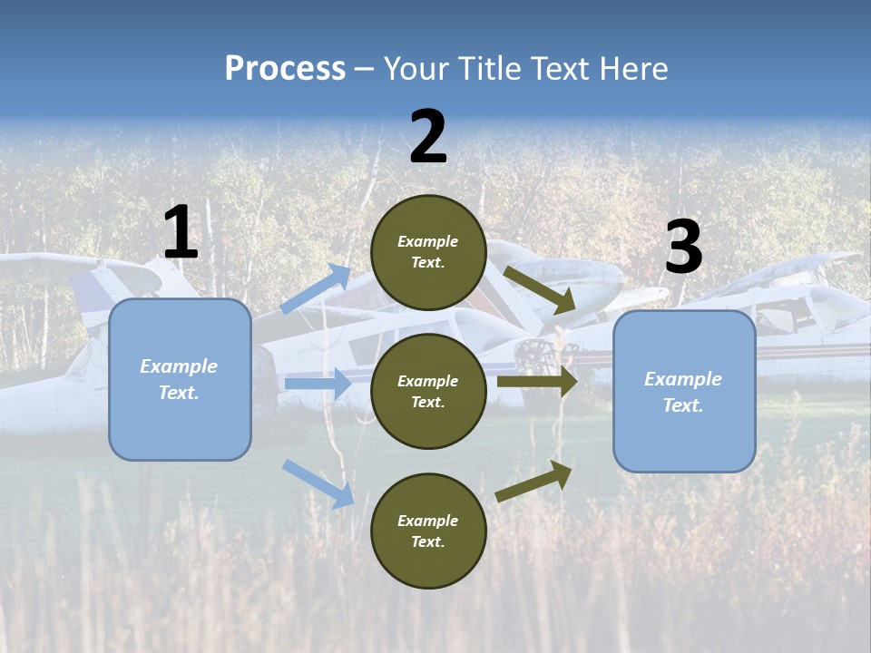 Parts Daytime Planes PowerPoint Template
