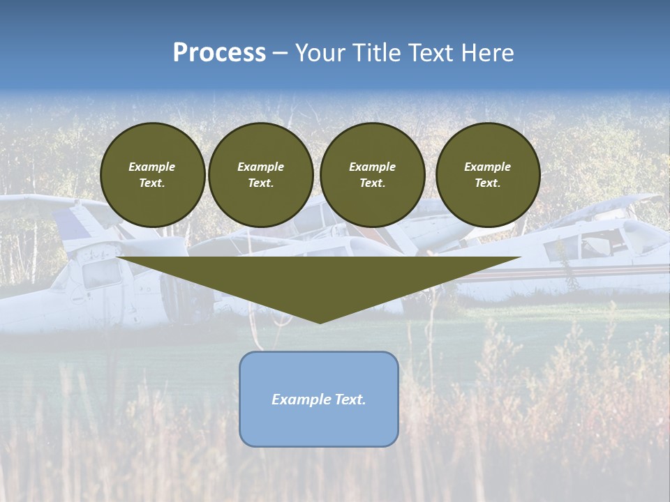Parts Daytime Planes PowerPoint Template