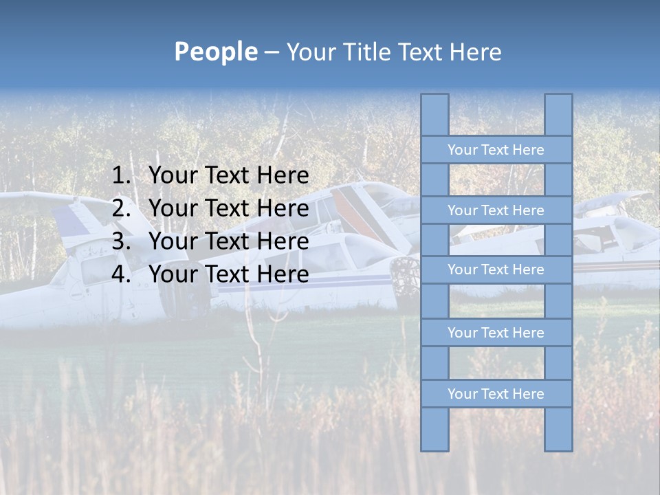 Parts Daytime Planes PowerPoint Template