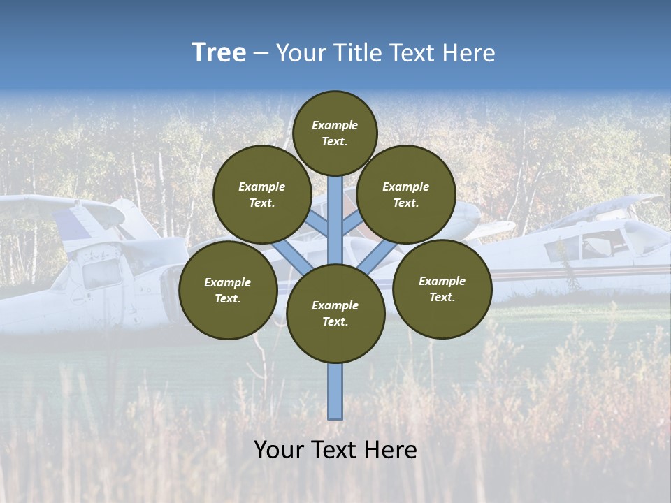 Parts Daytime Planes PowerPoint Template