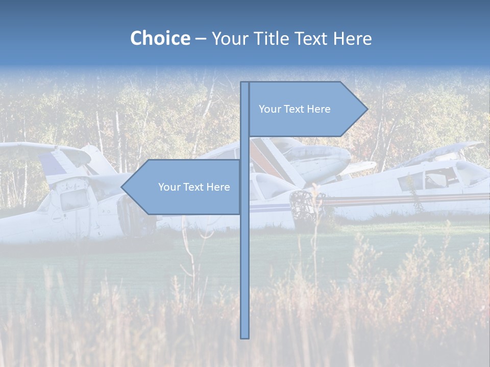 Parts Daytime Planes PowerPoint Template