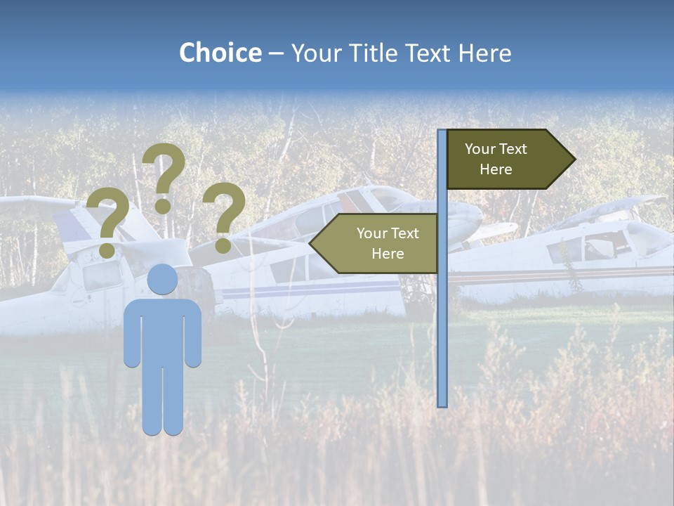 Parts Daytime Planes PowerPoint Template