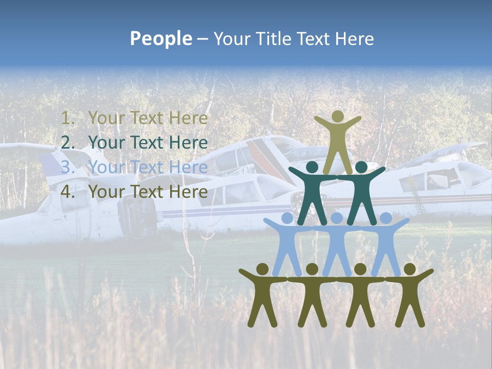 Parts Daytime Planes PowerPoint Template
