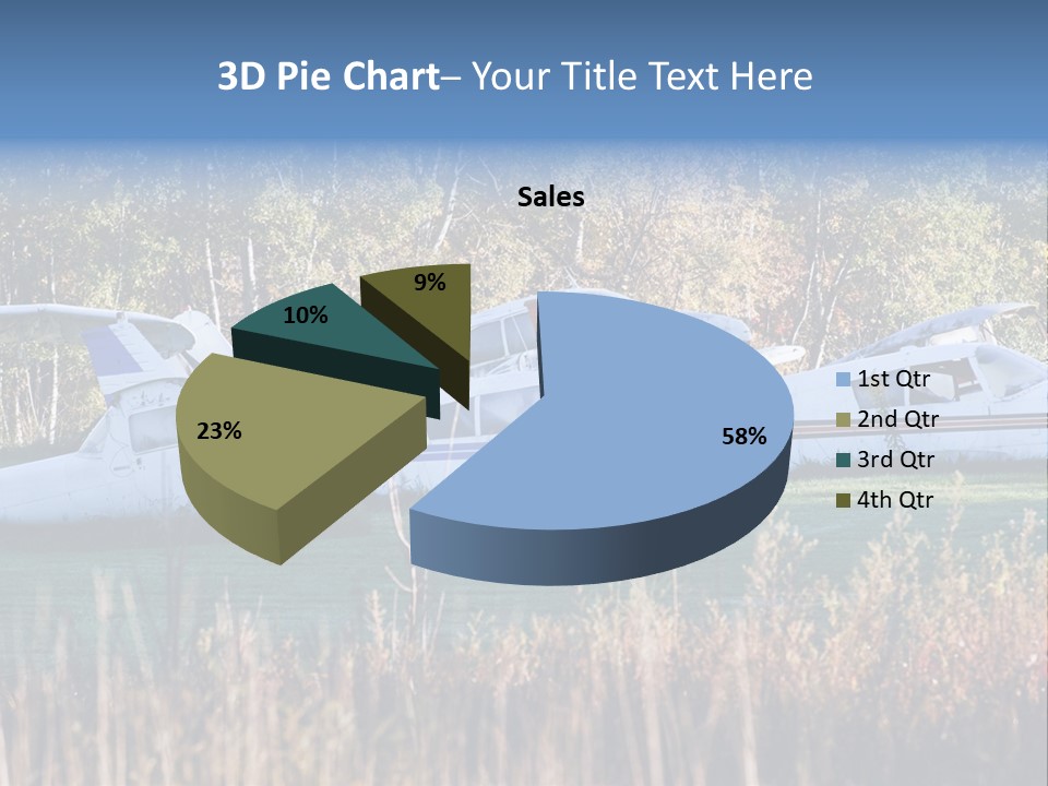 Parts Daytime Planes PowerPoint Template