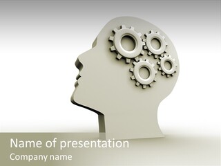 Head Expertise Intelligence PowerPoint Template