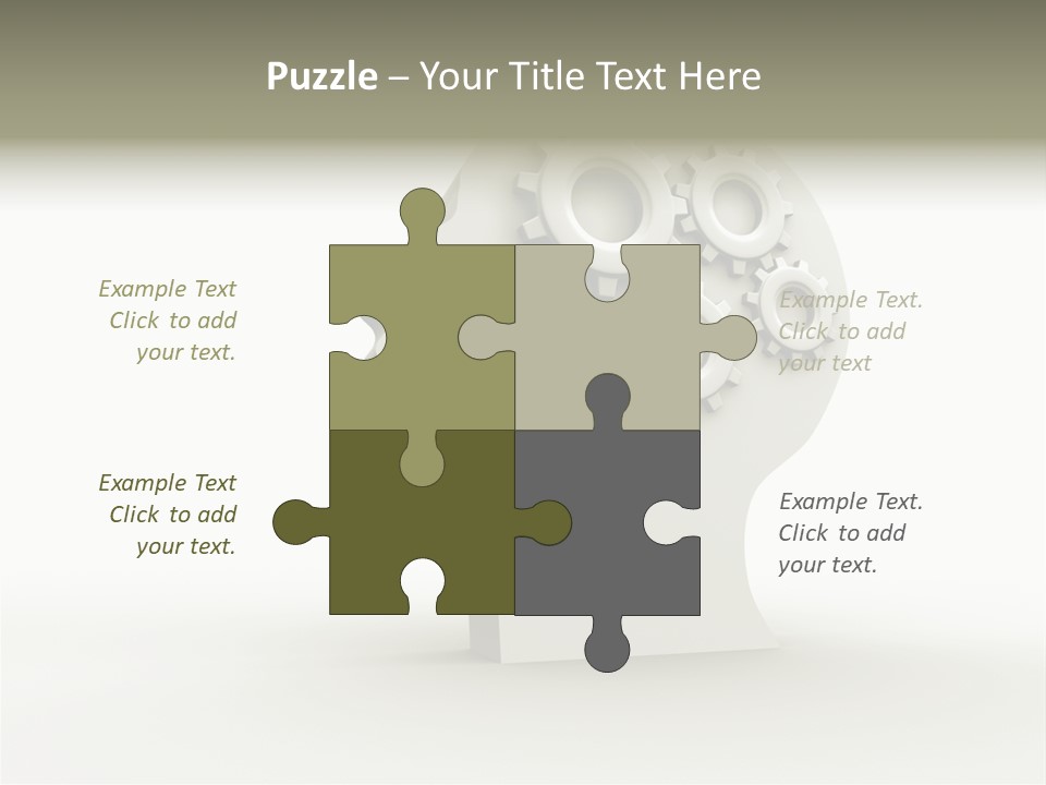 Head Expertise Intelligence PowerPoint Template