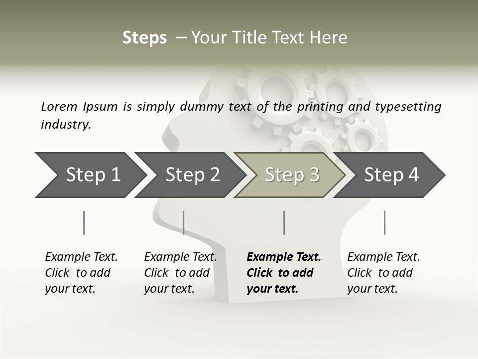 Head Expertise Intelligence PowerPoint Template
