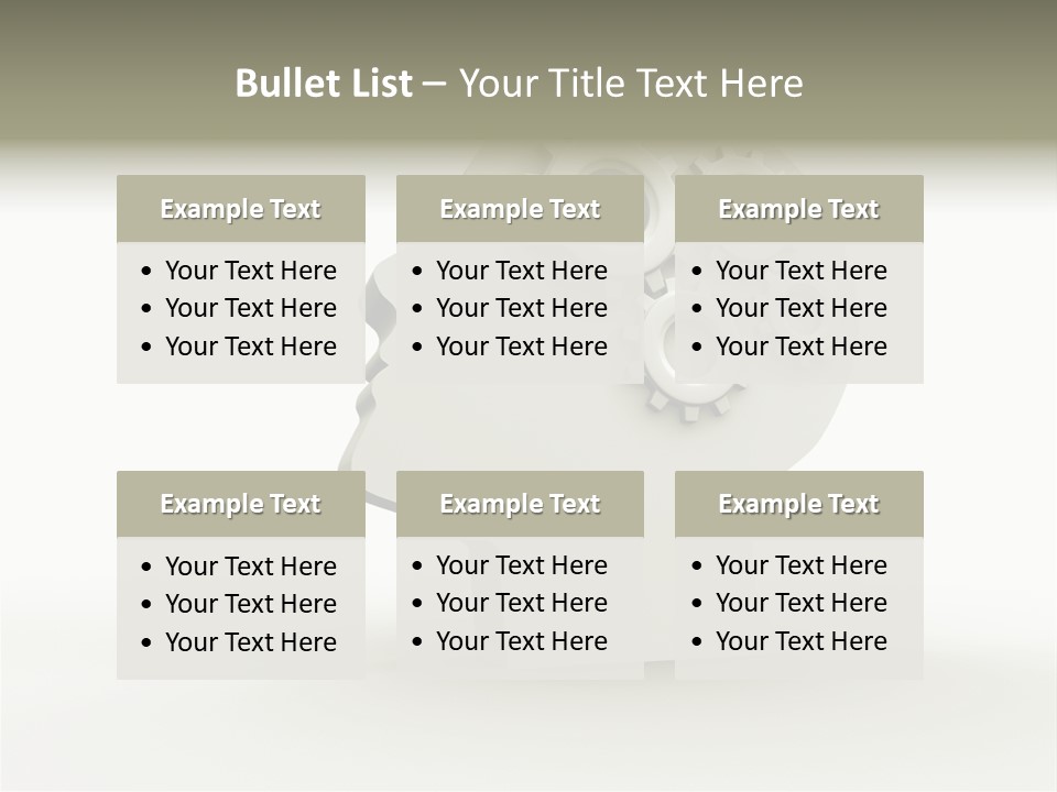 Head Expertise Intelligence PowerPoint Template