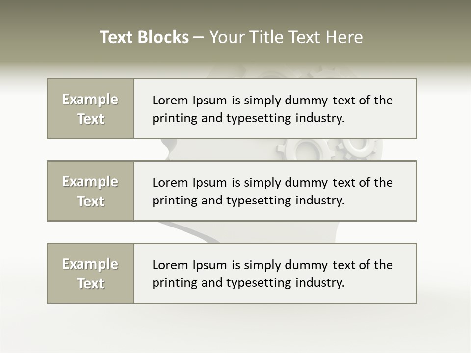 Head Expertise Intelligence PowerPoint Template