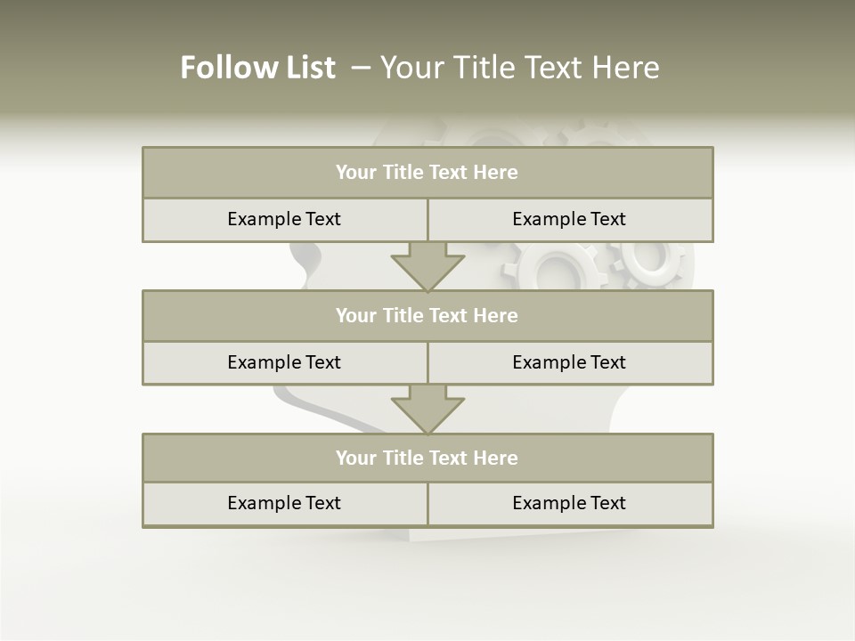 Head Expertise Intelligence PowerPoint Template