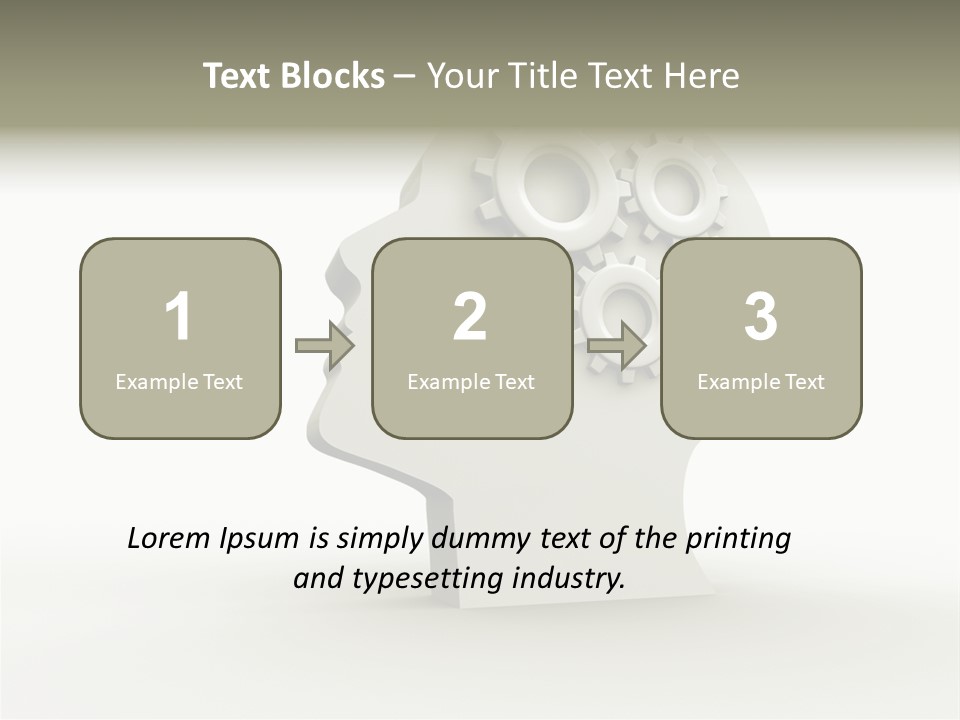 Head Expertise Intelligence PowerPoint Template