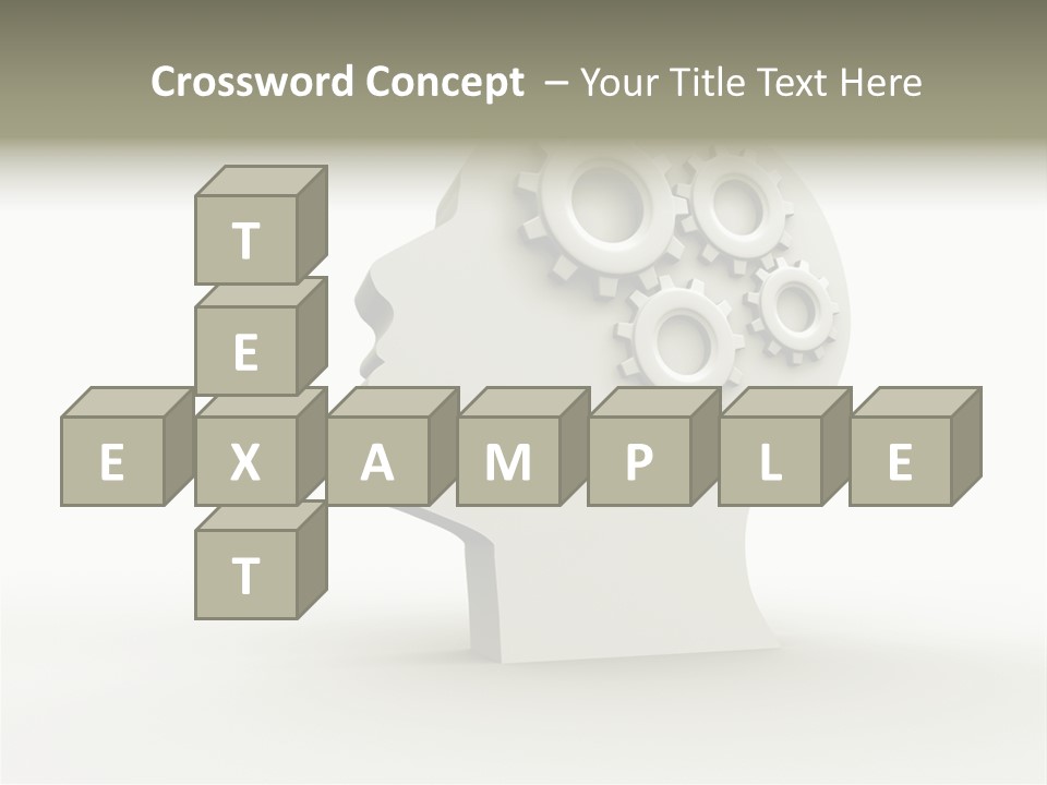 Head Expertise Intelligence PowerPoint Template