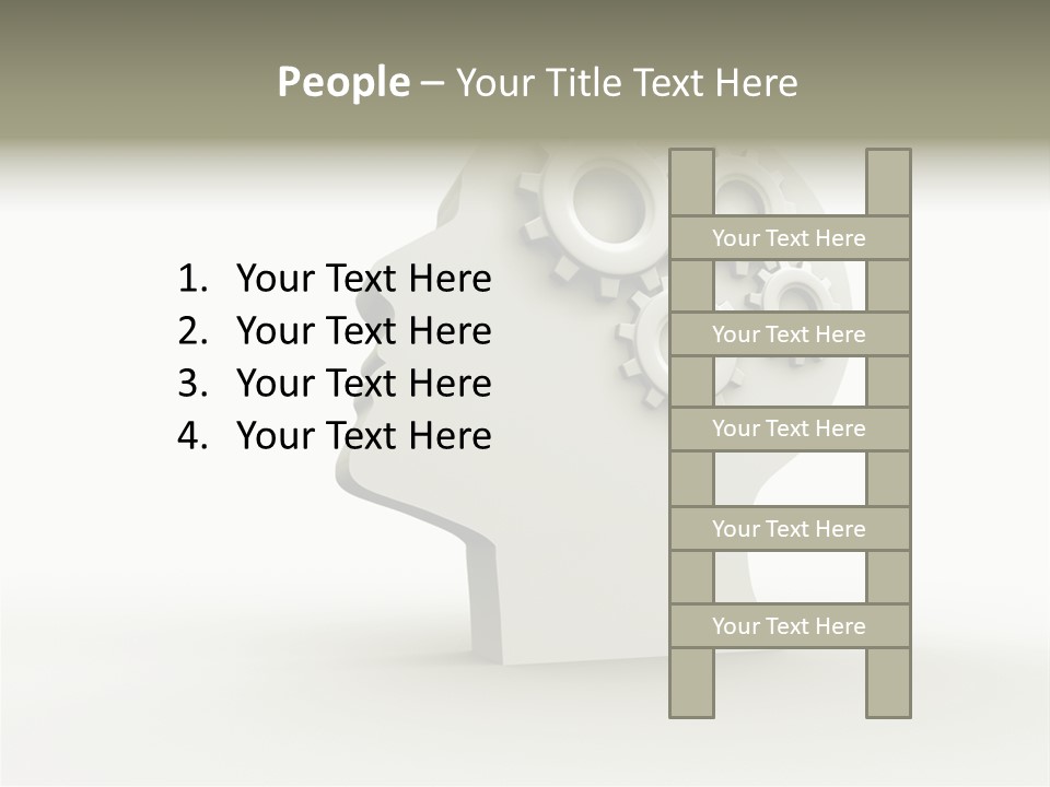 Head Expertise Intelligence PowerPoint Template
