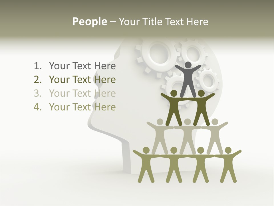 Head Expertise Intelligence PowerPoint Template