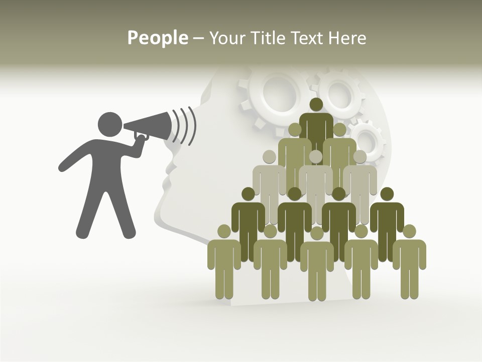 Head Expertise Intelligence PowerPoint Template