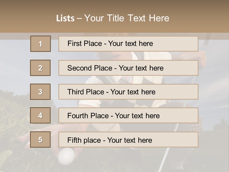 Dirty Man Play PowerPoint Template