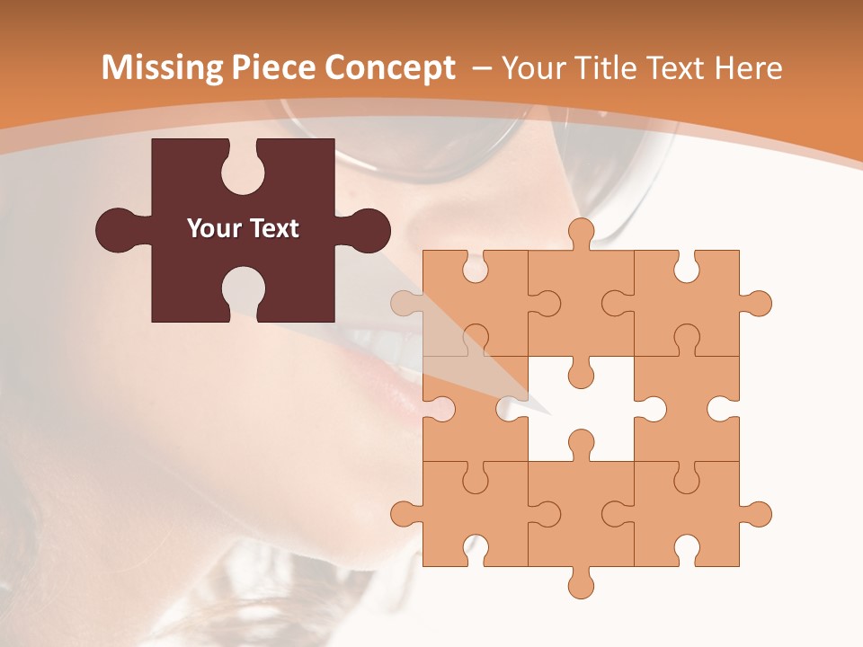 Gorgeous  Glasses PowerPoint Template