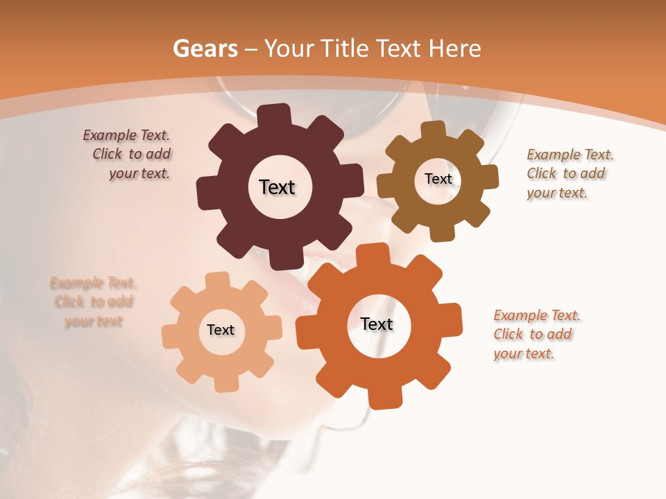 Gorgeous  Glasses PowerPoint Template