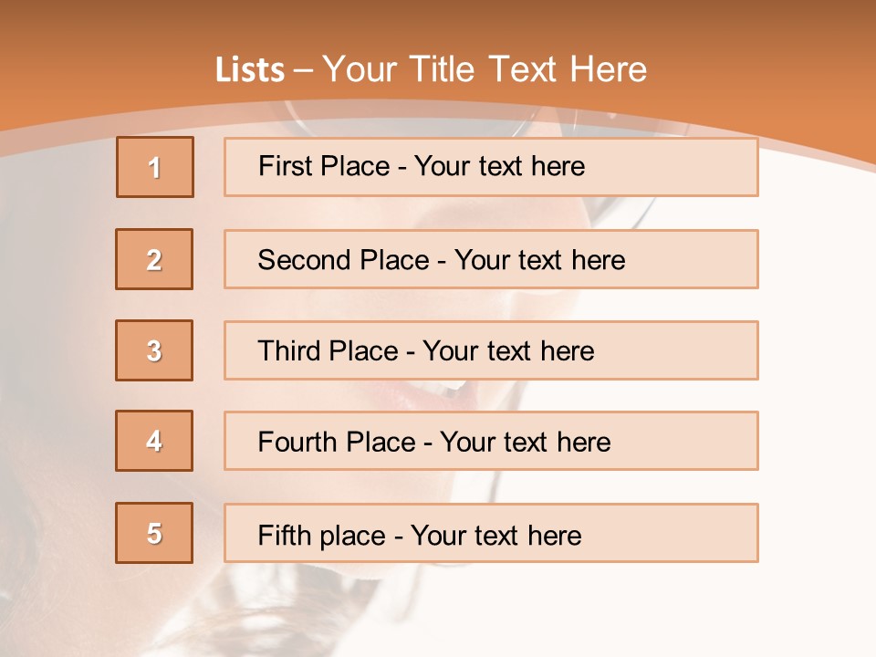 Gorgeous  Glasses PowerPoint Template