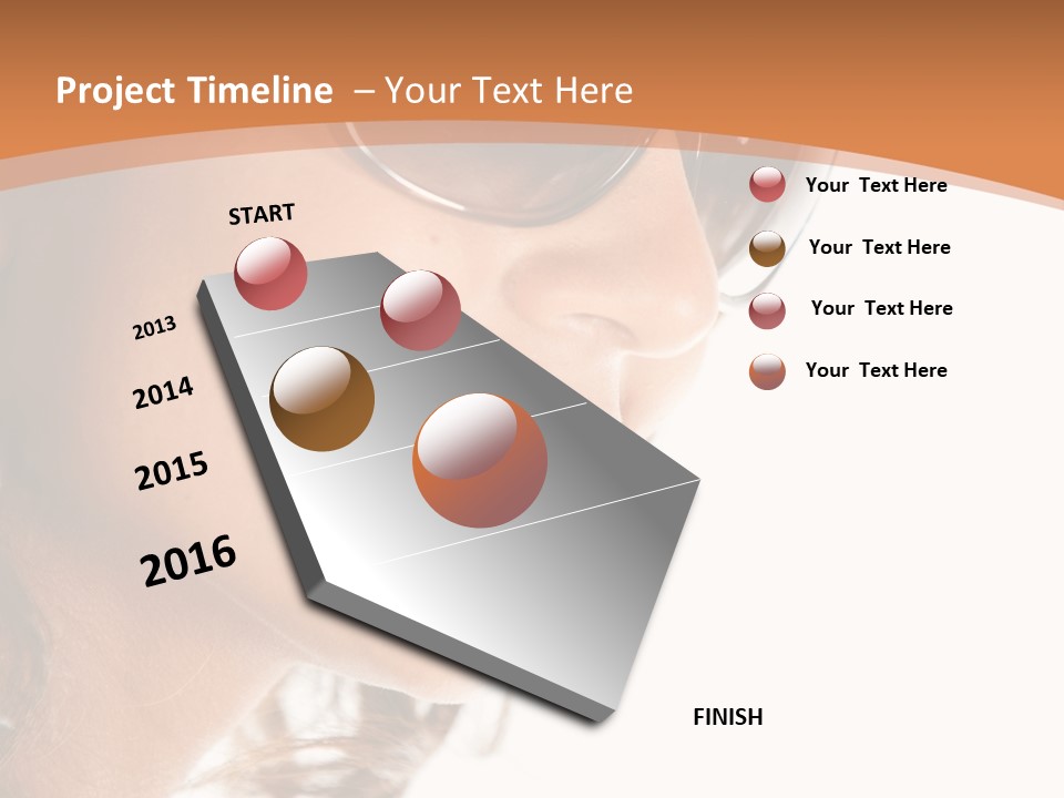 Gorgeous  Glasses PowerPoint Template
