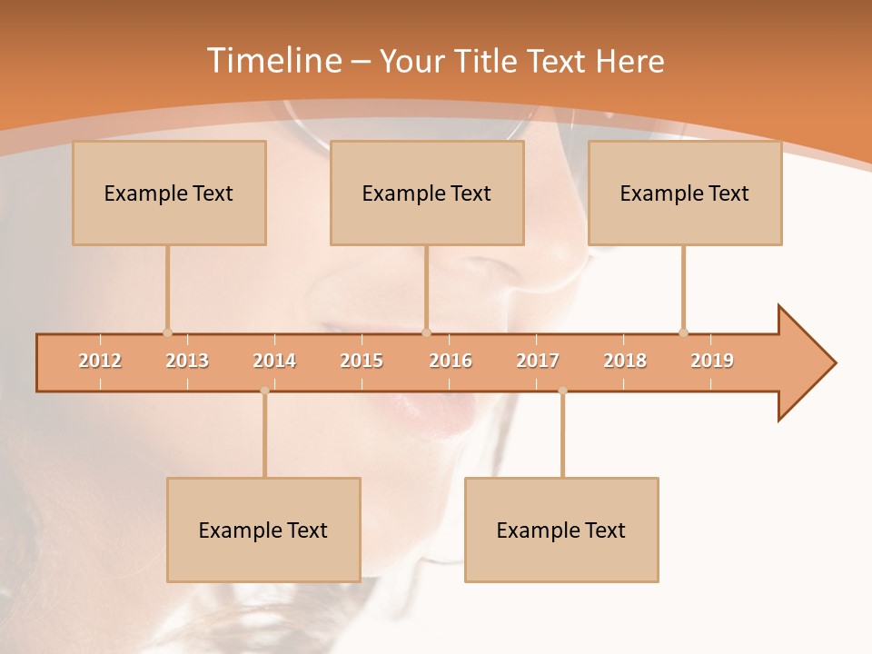 Gorgeous  Glasses PowerPoint Template