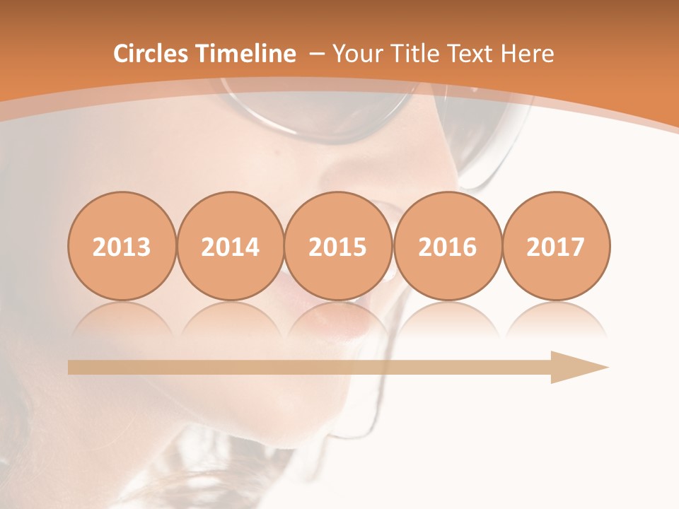 Gorgeous  Glasses PowerPoint Template