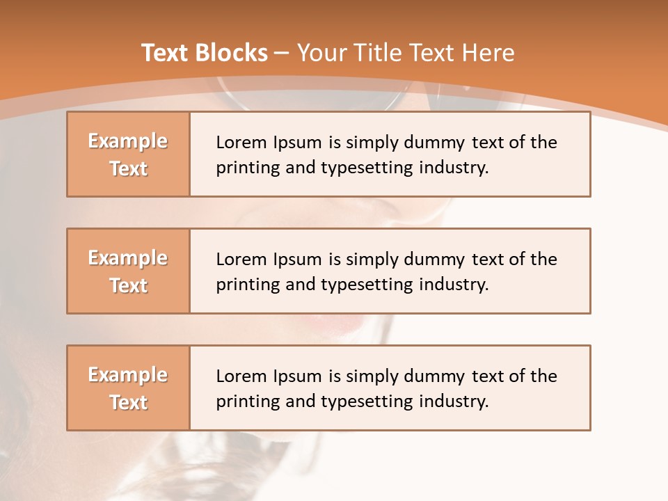 Gorgeous  Glasses PowerPoint Template
