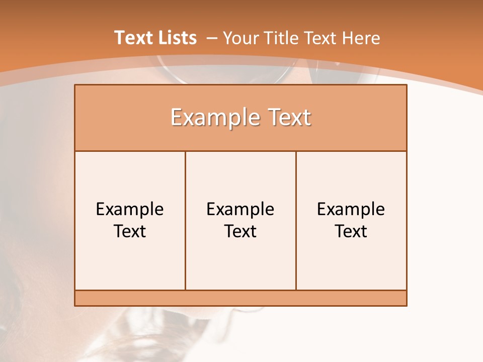 Gorgeous  Glasses PowerPoint Template