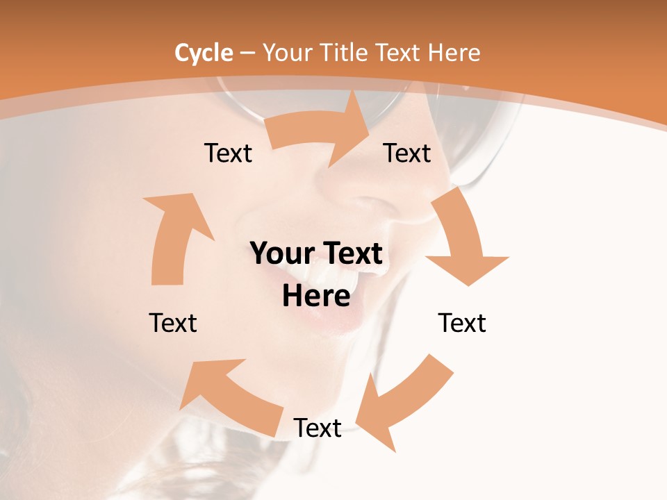 Gorgeous  Glasses PowerPoint Template