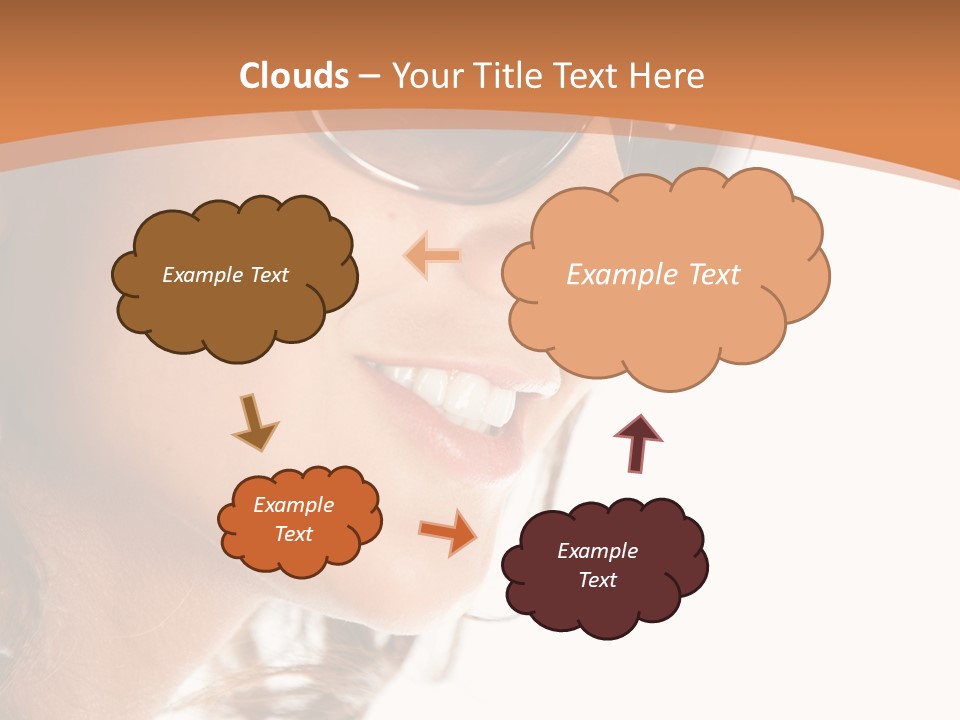 Gorgeous  Glasses PowerPoint Template