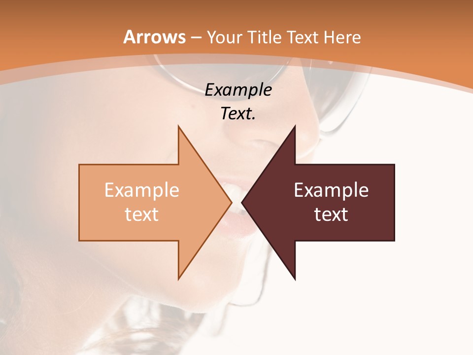 Gorgeous  Glasses PowerPoint Template